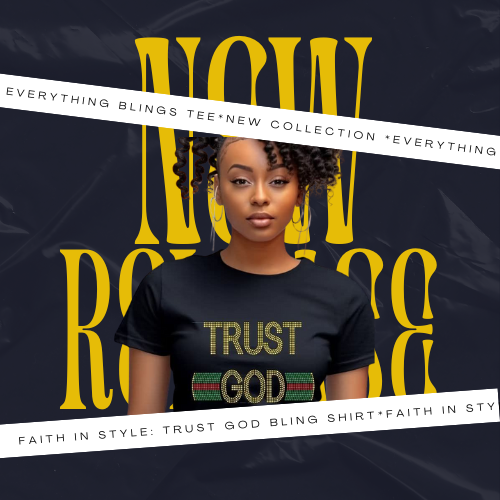 Faith in Style: Trust God Bling Shirt