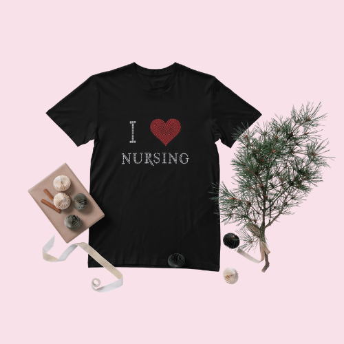 I Love Nursing Tee